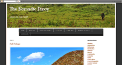Desktop Screenshot of nomadicpinoy.com